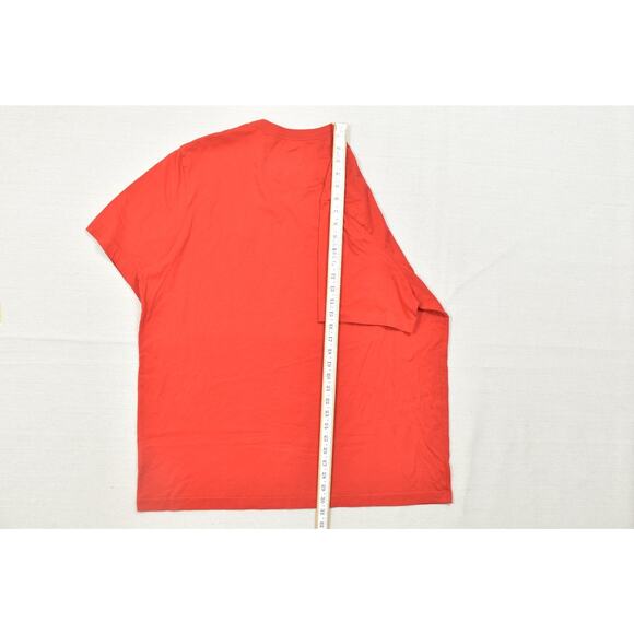Nike The Nike Tee Men's Red Crewneck T-Shirt Short Sleeve Solid Regular Size XXL - Picture 5 of 8